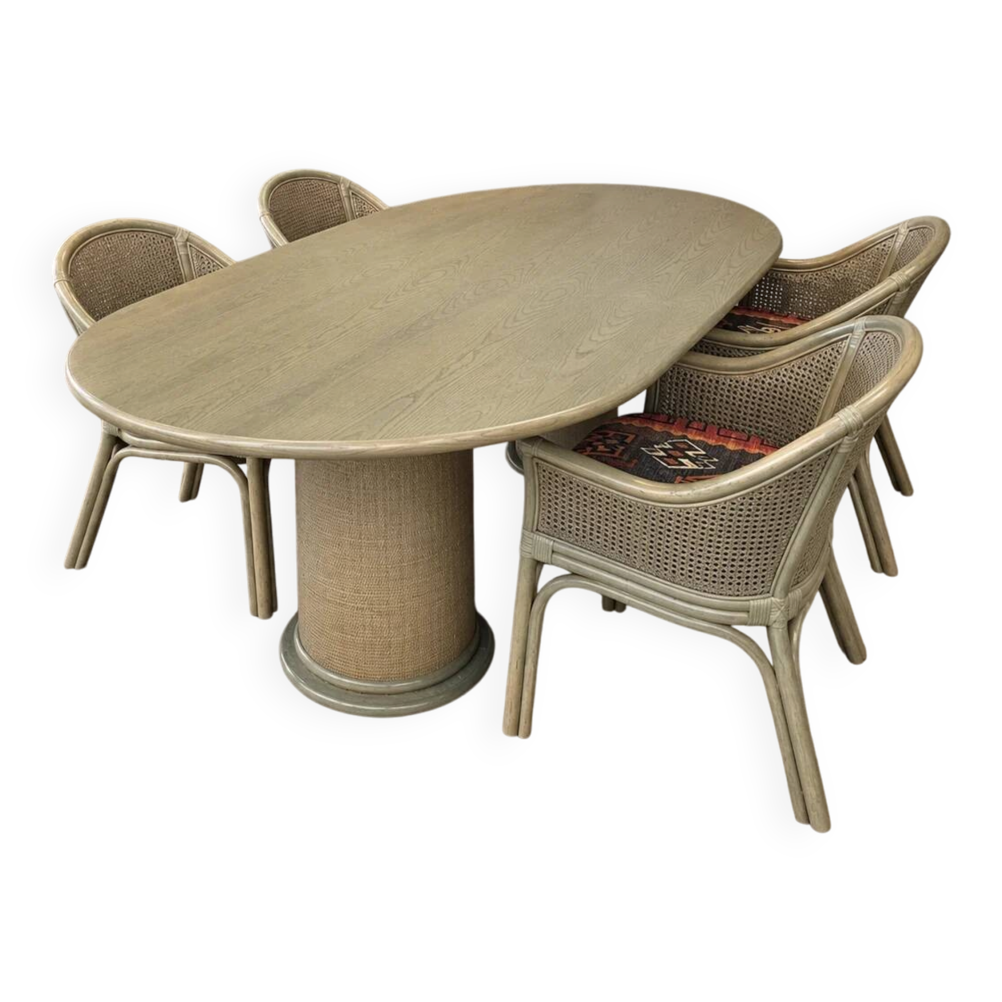 Rohé Noordwolde dining set / table / 4 x matching chairs / 1980s / very good condition