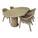 Rohé Noordwolde dining set / table / 4 x matching chairs / 1980s / very good condition