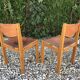 Pair of brutalist chairs
