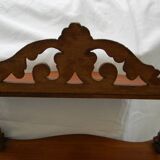 Antique mahogany shelf, 19th century.