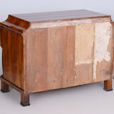 Commode en noyer Biedermeier Tchéquie années 1820