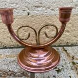 Villedieu copper candle holder