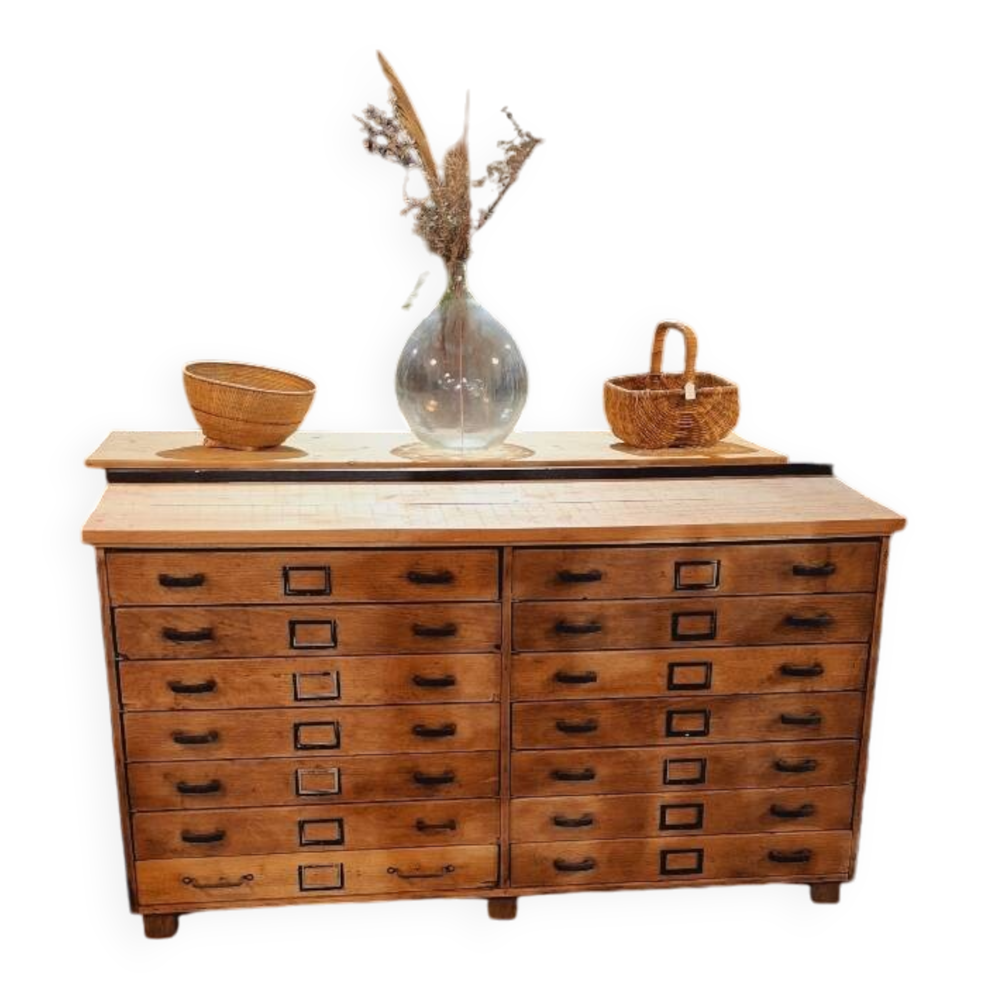 Craft cabinet with drawers