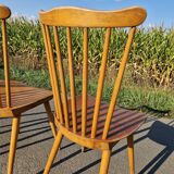 Set of 3 Baumann bistro chairs, Menuet model