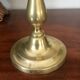 Pair of brass candle holders