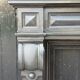 Large Napoleon III fireplace in black Belgian marble, circa 1880