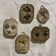 Vintage antique plaster jewelry mold