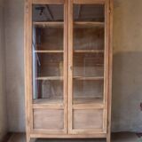 Armoire bibliotheque vitrée parisienne