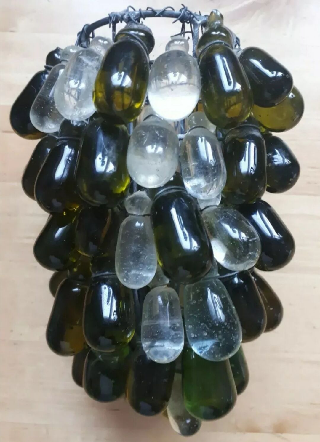 Murano glass grape lamp