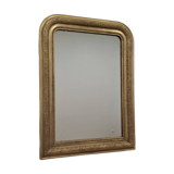 Miroir Louis Philippe 106 x 77 cm doré ancien