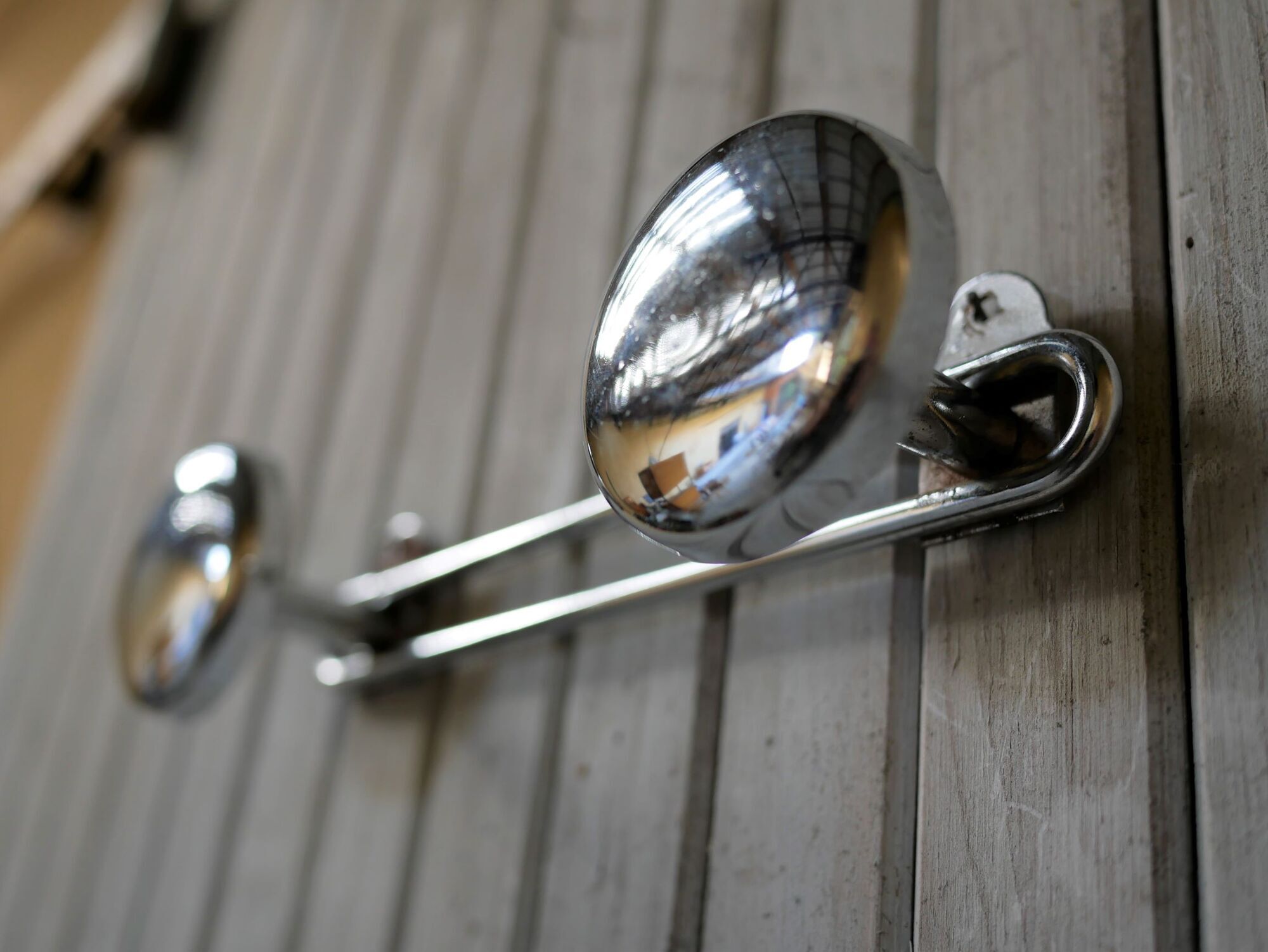 Coat rack wall vintage metal two hooks