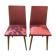 Pair of vintage chairs/compass feet