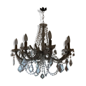 Lustre cristal en verre