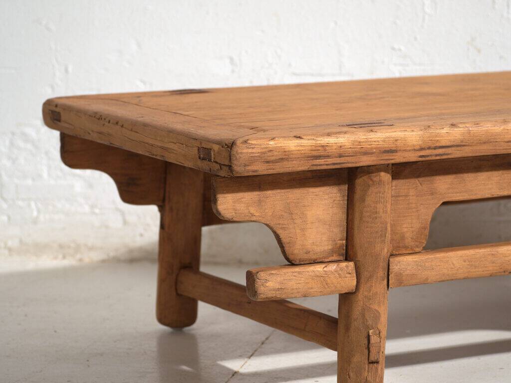 Antique pine coffee table – China, circa 1930