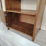 Solid oak bedside table
