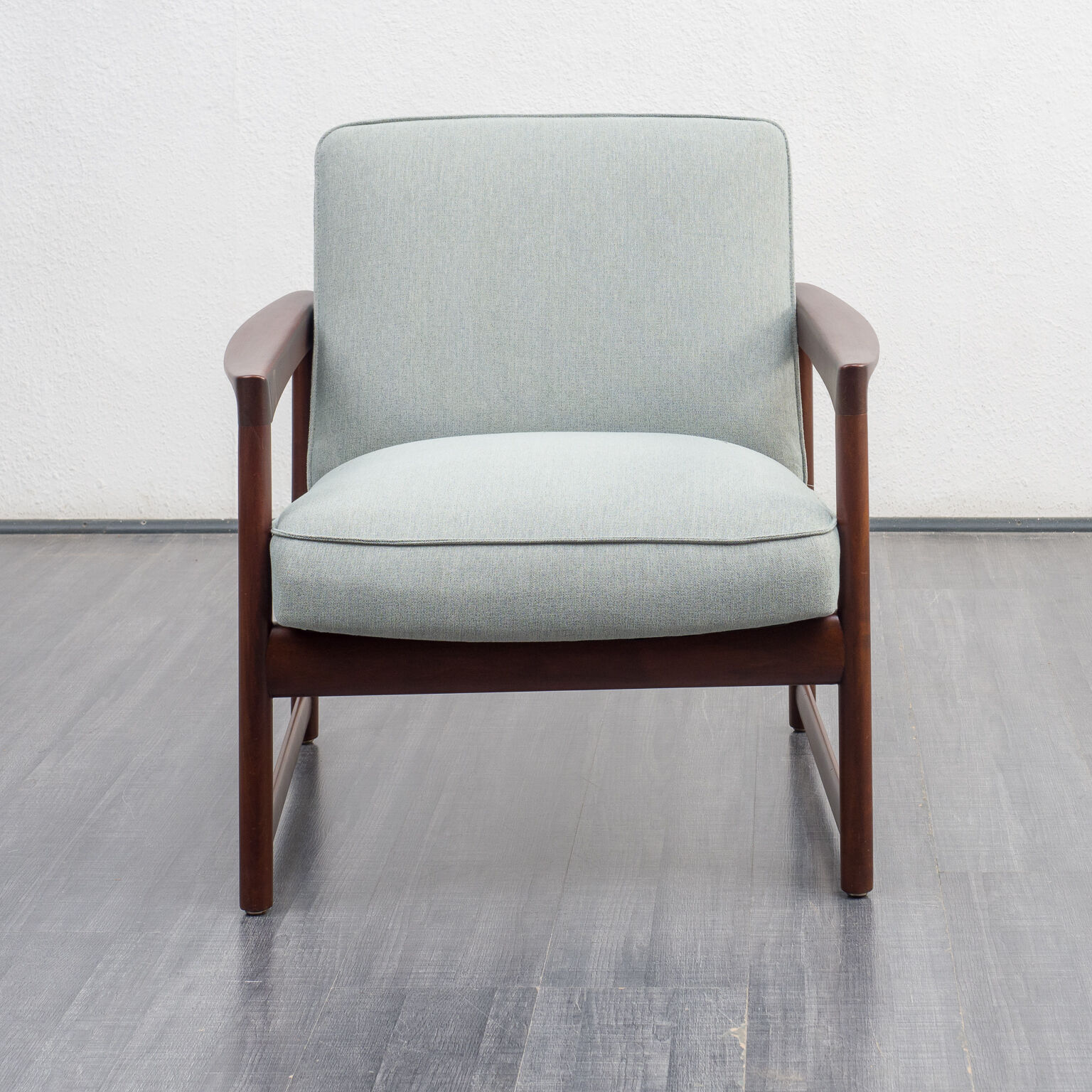 Pair of vintage armchair, cherry, restored