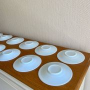 Art Deco coffee service in blue opaline