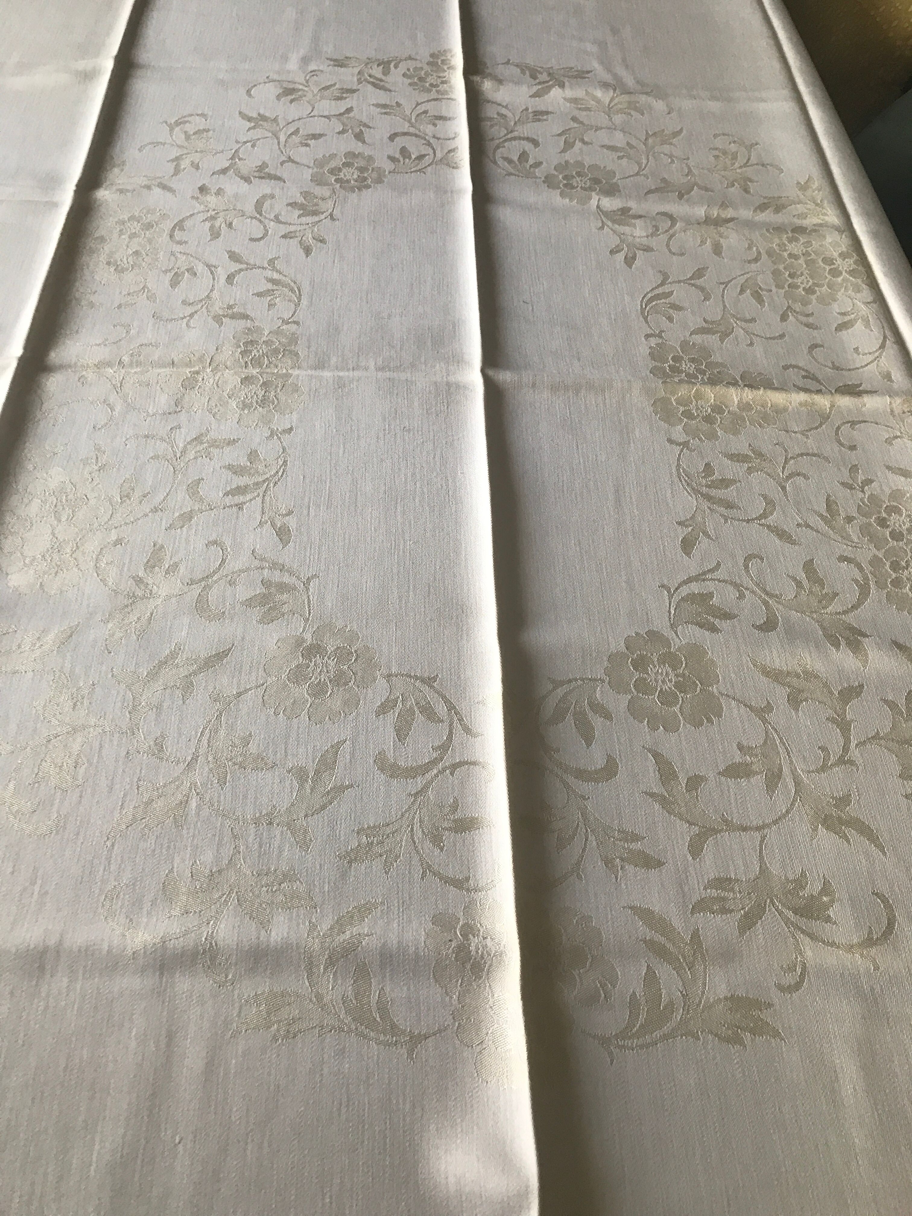 Old tablecloth