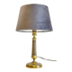 Candlestick lamp solid brass and velvet
