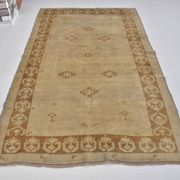 Tapis Oushak orange et marron sku A48