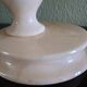 Pair - All-alabaster bedside lamps - vintage