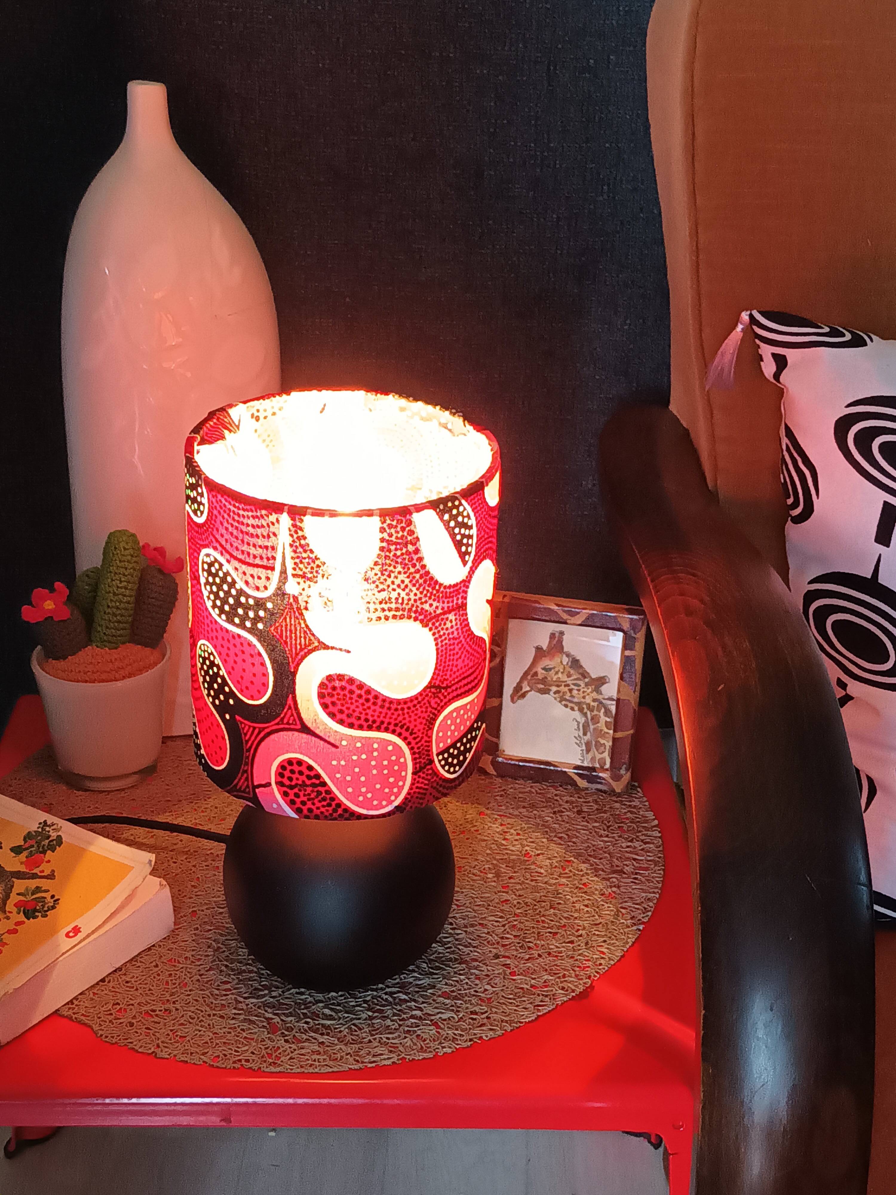 ZAWATI wax bedside lamp