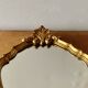 Vintage wall mirror in golden resin - rococo style