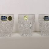 6 bohemian crystal liquor glasses