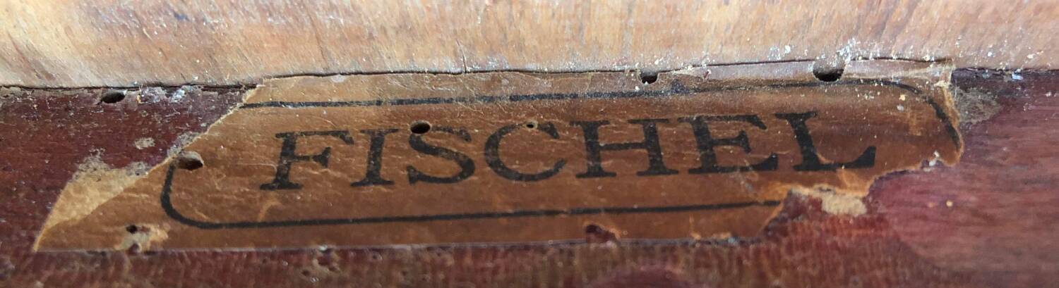 Paire de chaises bistrot Fischel années 1900