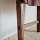Country scale wearing right in old wood