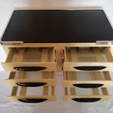 Small console/cabinet serving table from a dental/medical practice from the 1950s.