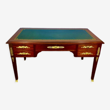 Empire style desk Return from Egypt, double-sided, mahogany, gilded bronzes