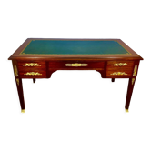 Empire style desk Return from Egypt, double-sided, mahogany, gilded bronzes