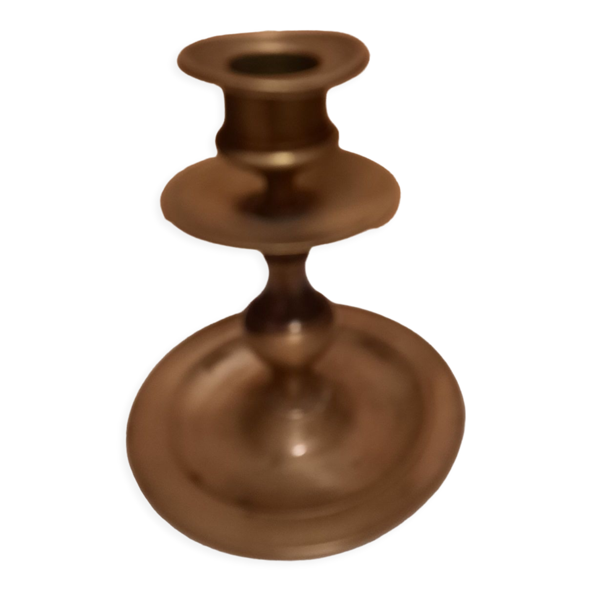 Golden candle holder