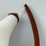 60s 70s lamp teak light wall lamp Uno & Östen Kristiansson for Luxus