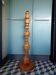 Scandinavian floor lamp in pine