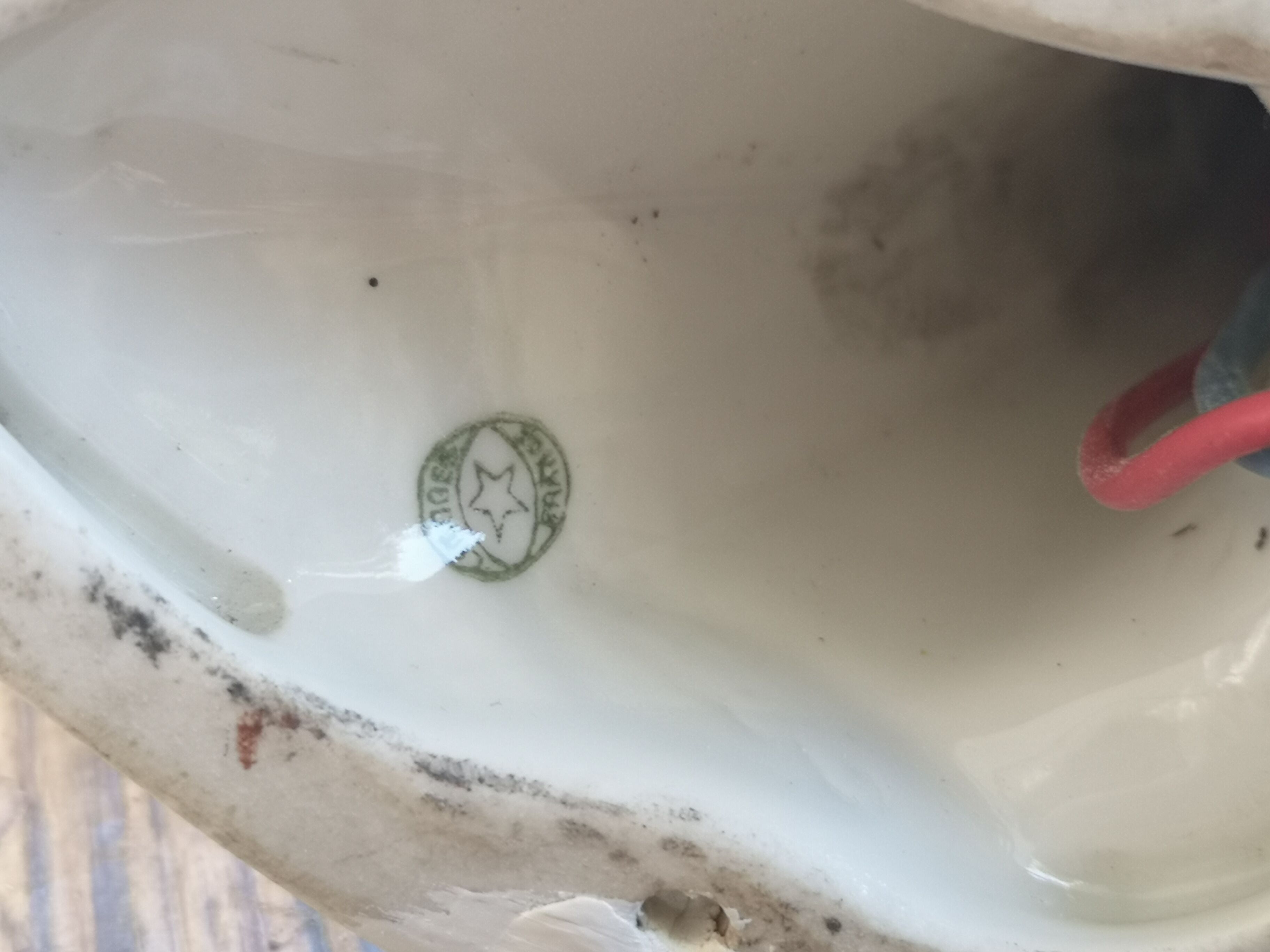 Art deco applied in porcelain limoges and opaline