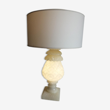 Table lamp ANANAS in alabaster, 70s