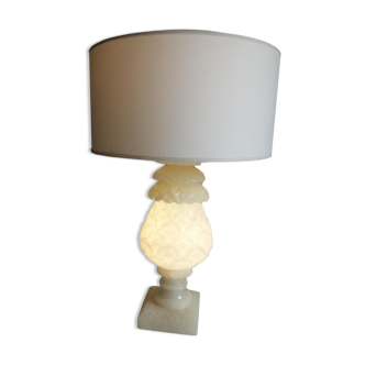 Table lamp ANANAS in alabaster, 70s