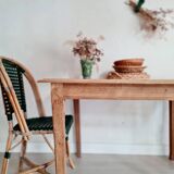 Table ancienne bois poncée