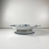 Low blue "Butterfly" compote dish by Minton & co, England, 19th century