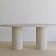Dining table - travertine
