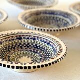 Artisanal Moroccan Dish Service 8 pieces