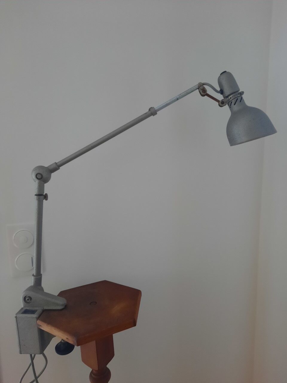 Antique workshop lamp