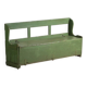 Antique painted pine bank safe – Central Europe, around 1900