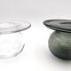 Duo Vases "Saturnus" Nanny Still Riihimäen Lasi Fumé & Clair Design Sc