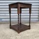 1950s turned wood side table