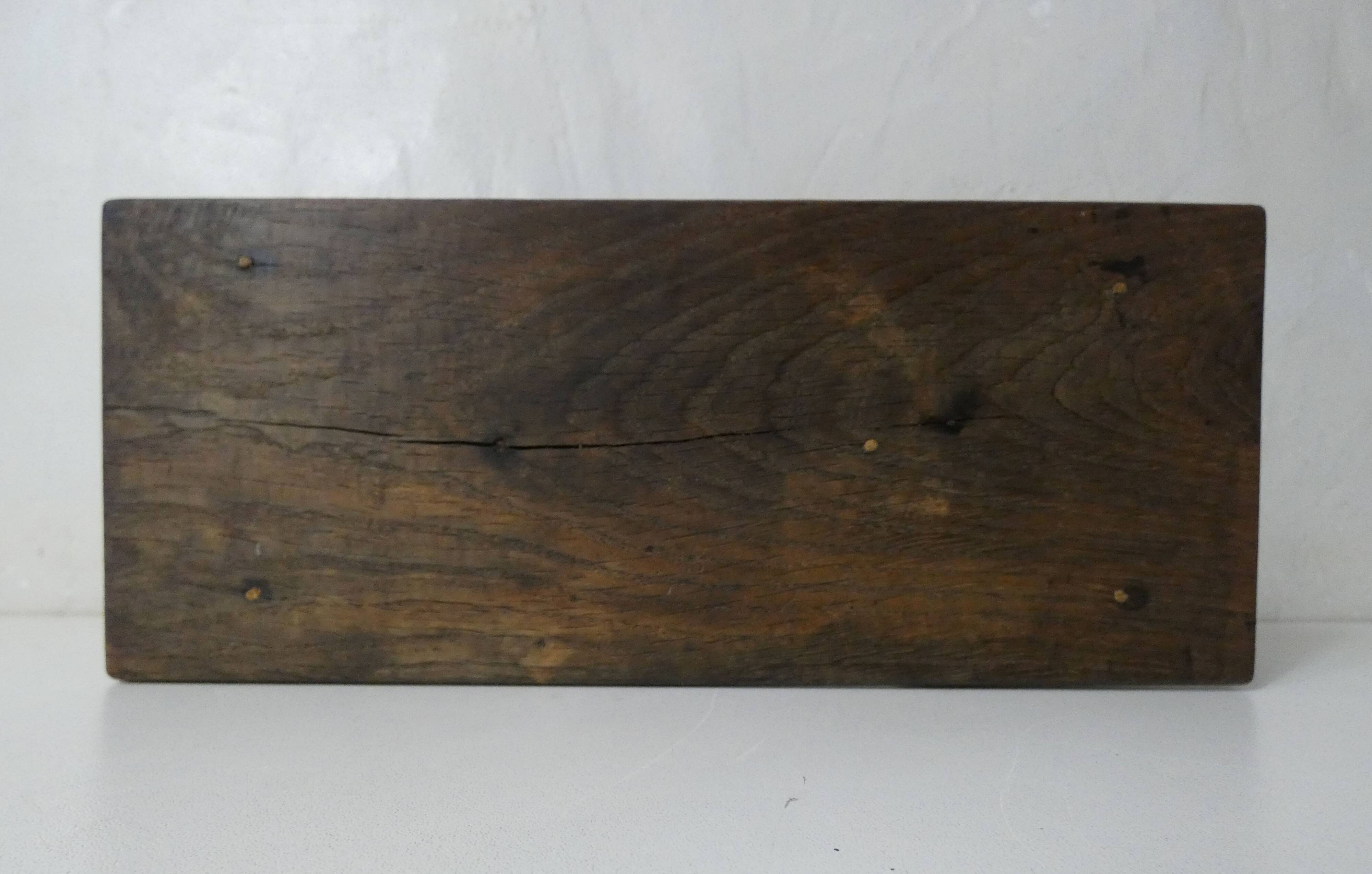 old small wooden bench step