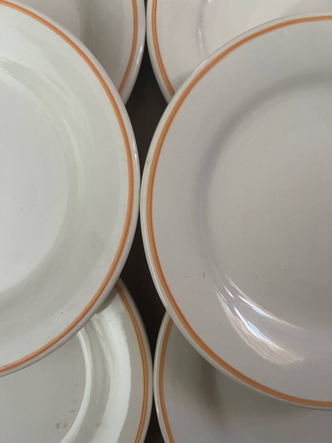 6 assiettes à dessert Gien