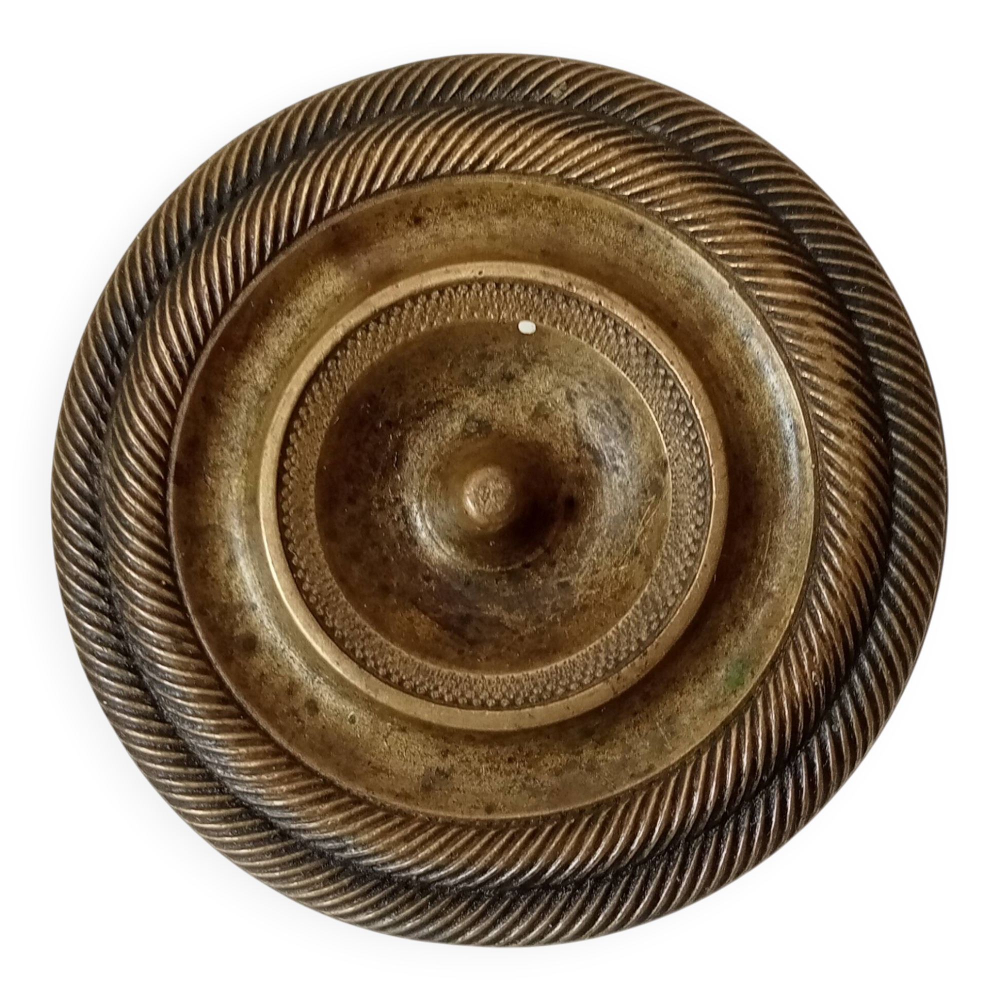 Empire-style furniture handle from the 19th century in solid bronze.